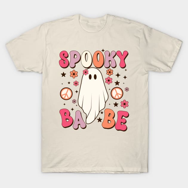 Spooky Babe T-Shirt by LMW Art